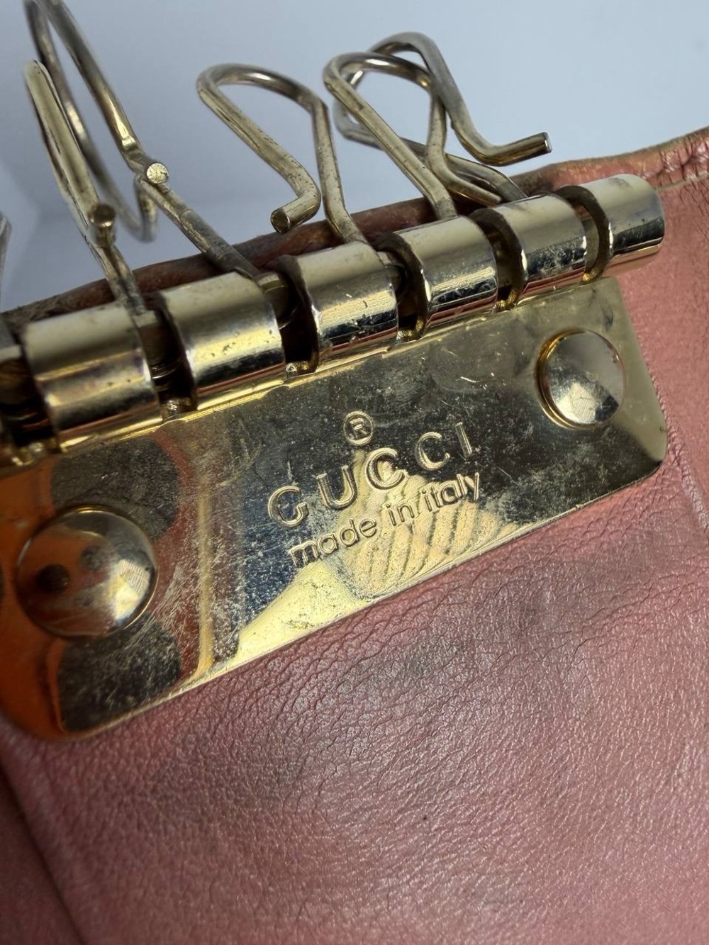 Gucci GG Guccissima Interlocking G Charm Pink Wallet - Picture 11 of 13